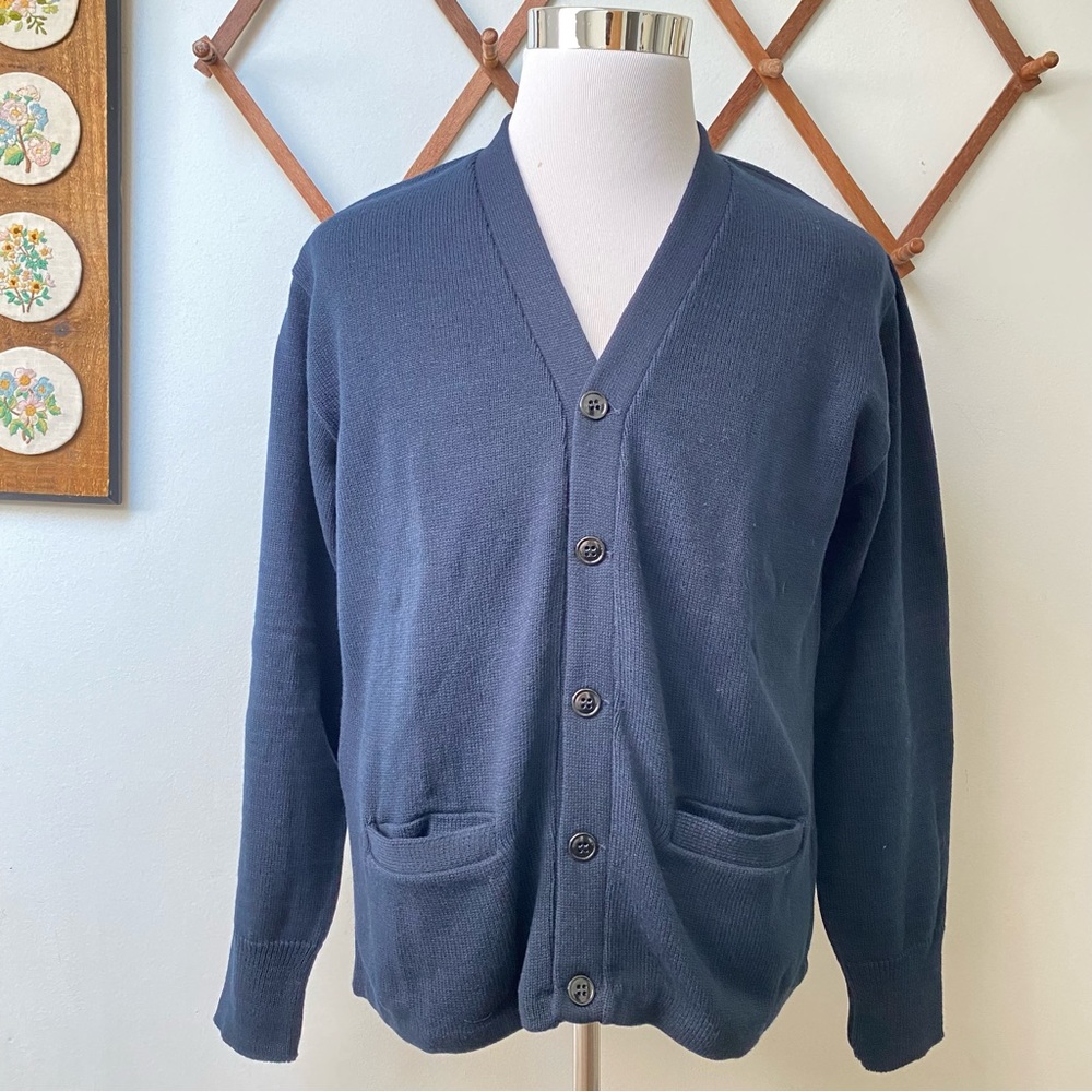 Vintage 90s Dad Grandpa Cardigan Sweater